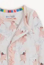 Magnetic Me PRETTY PLIES MODAL FOOTIE W/RUFFLE