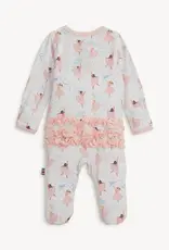 Magnetic Me PRETTY PLIES MODAL FOOTIE W/RUFFLE