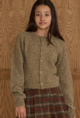 Rylee + Cru Inc. FUZZY CARDIGAN || EVERGREEN TEEN