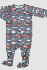 Sweet Bamboo Zippered Footie Ironman
