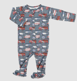 Sweet Bamboo Zippered Footie Ironman