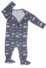 Sweet Bamboo Zippered Footie Ironman
