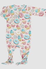 Sweet Bamboo Zippered Footie Sweet Tooth