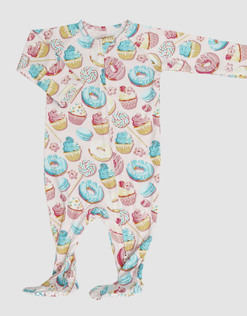 Sweet Bamboo Zippered Footie Sweet Tooth
