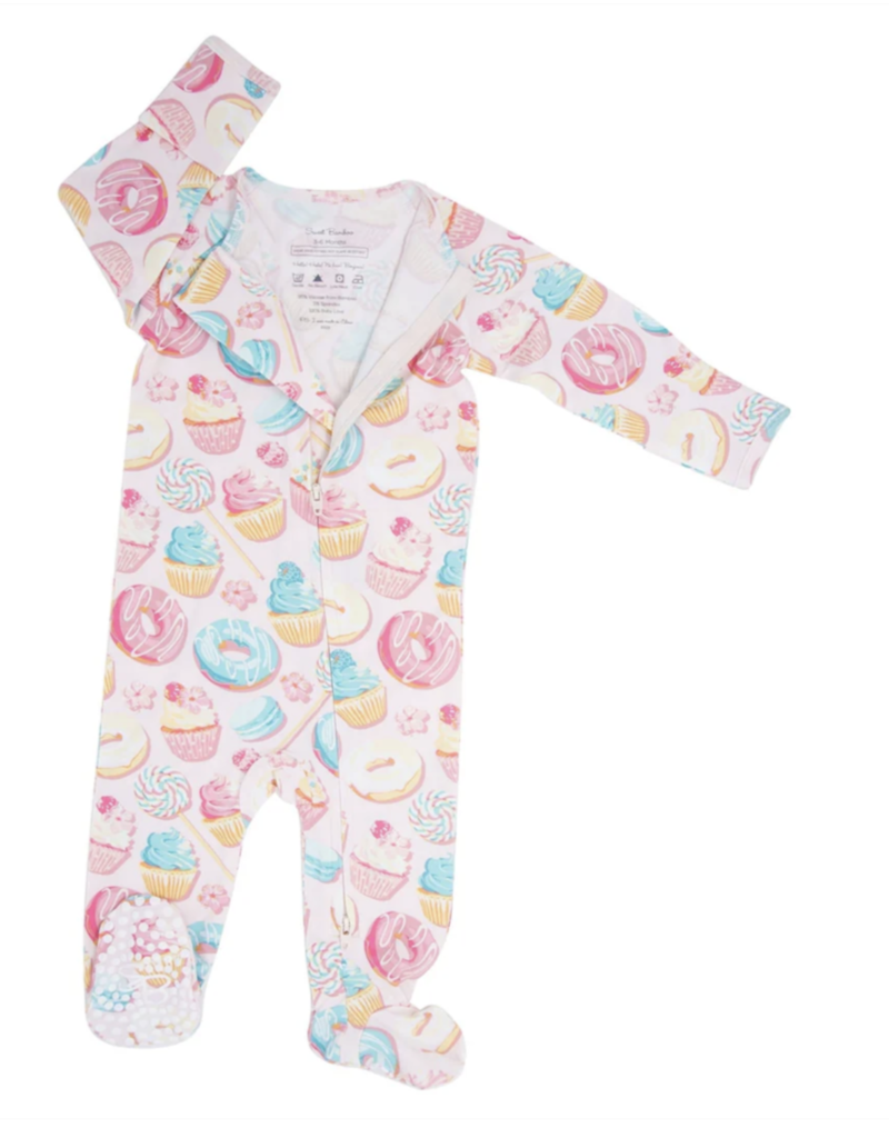 Sweet Bamboo Zippered Footie Sweet Tooth