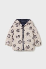 Mayoral Girls Navy Reversible Coat