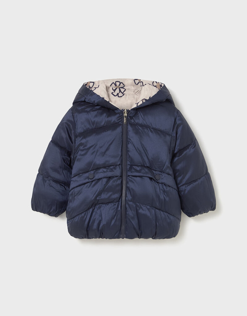 Mayoral Girls Navy Reversible Coat