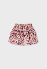 Mayoral Cherry Gauze Printed Skirt