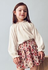 Mayoral Cherry Gauze Printed Skirt