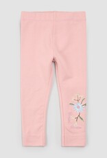 miles the label PINK LEGGING W/FLOWER EMB