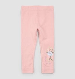 miles the label SALE PINK LEGGING W/FLOWER EMB