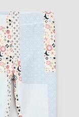 miles the label PATCHWORK LEGGING KNIT-BLUE LT.