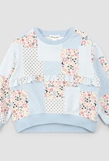 miles the label L/S PATCHWORK SWEATSHIRT