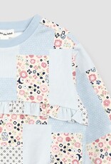 miles the label L/S PATCHWORK SWEATSHIRT