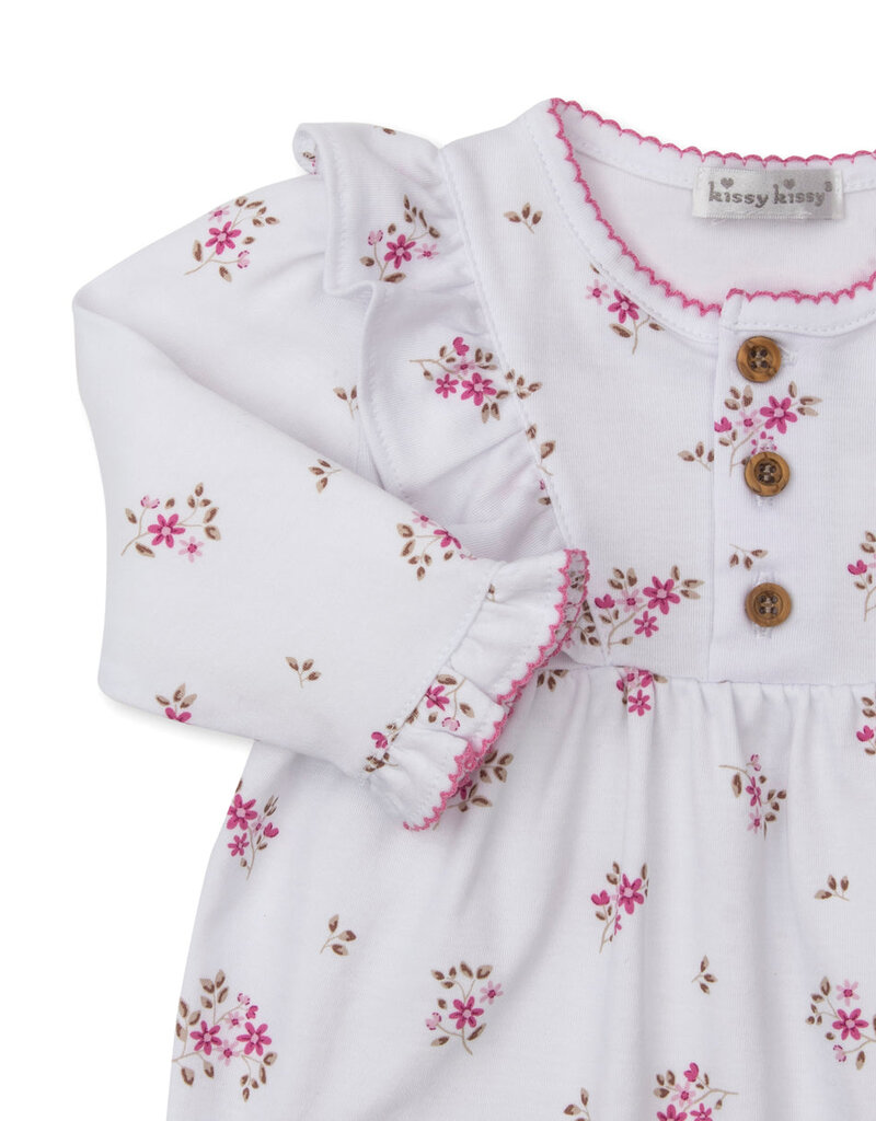 Kissy Kissy playsuit lilac flower print