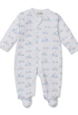 Kissy Kissy Forest Fanfare Lt Blue Footie w/Zip