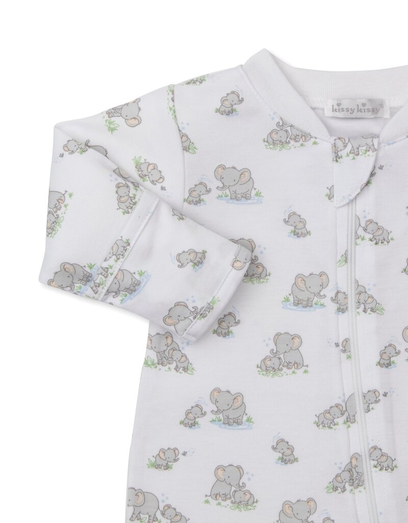 Kissy Kissy Elephant Esprit Footie w/Zip
