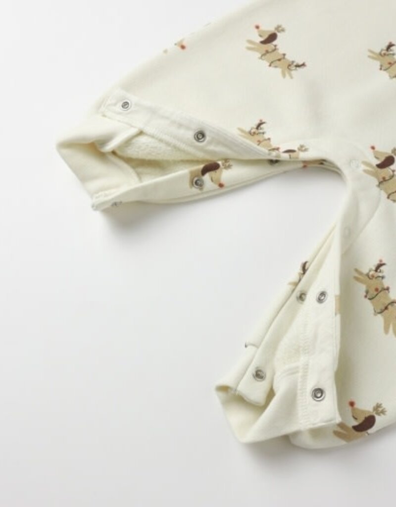Rylee + Cru Inc. RAGLAN JUMPSUIT || CHRISTMAS DOGS