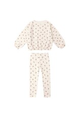 Rylee + Cru Inc. SPONGEY KNIT SET || RUBY DITSY
