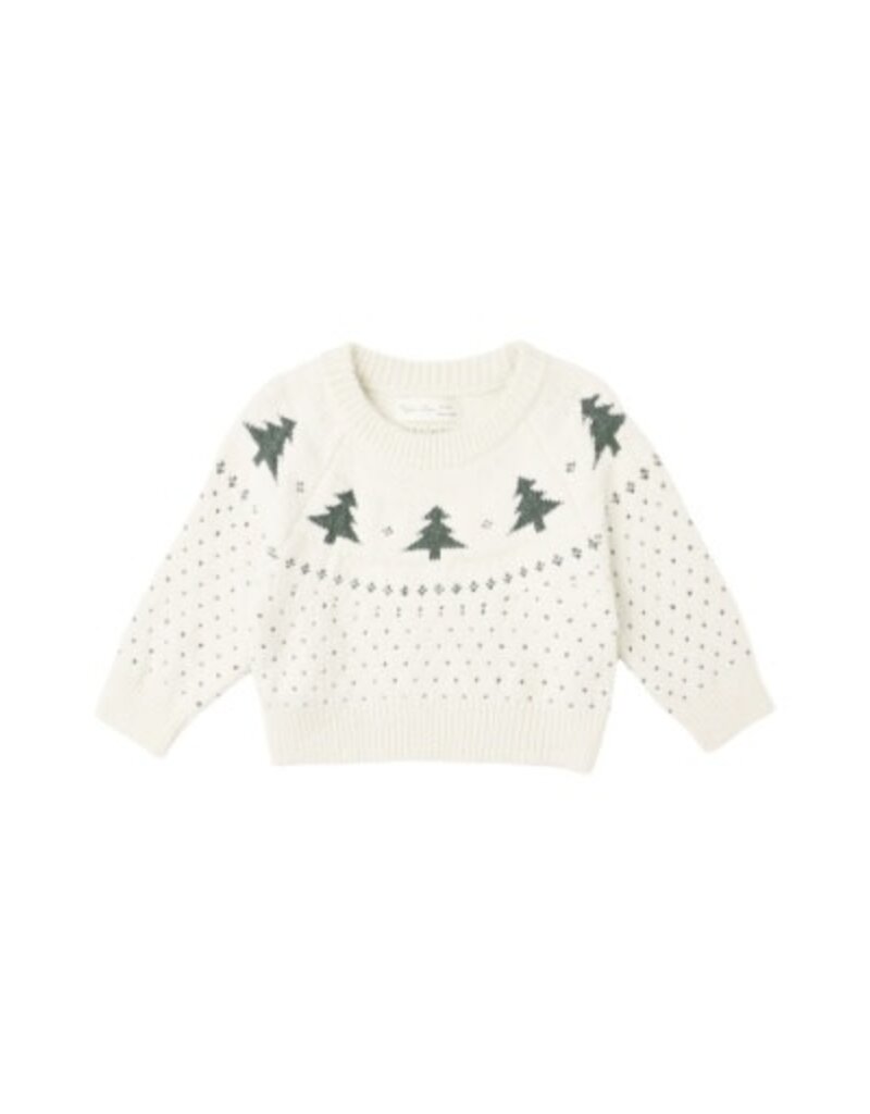 Rylee + Cru Inc. FAIR ISLE SWEATER || TREES