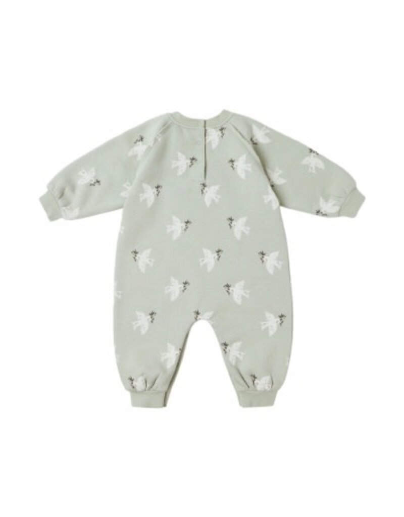 Rylee + Cru Inc. RAGLAN JUMPSUIT || DOVES PISTACHIO