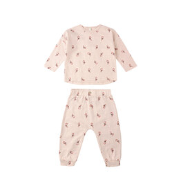 Rylee + Cru Inc. LONG SLEEVE TEE + PANT SET || CANDY CANES