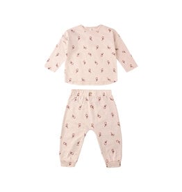 Rylee + Cru Inc. SALE LONG SLEEVE TEE + PANT SET || CANDY CANES