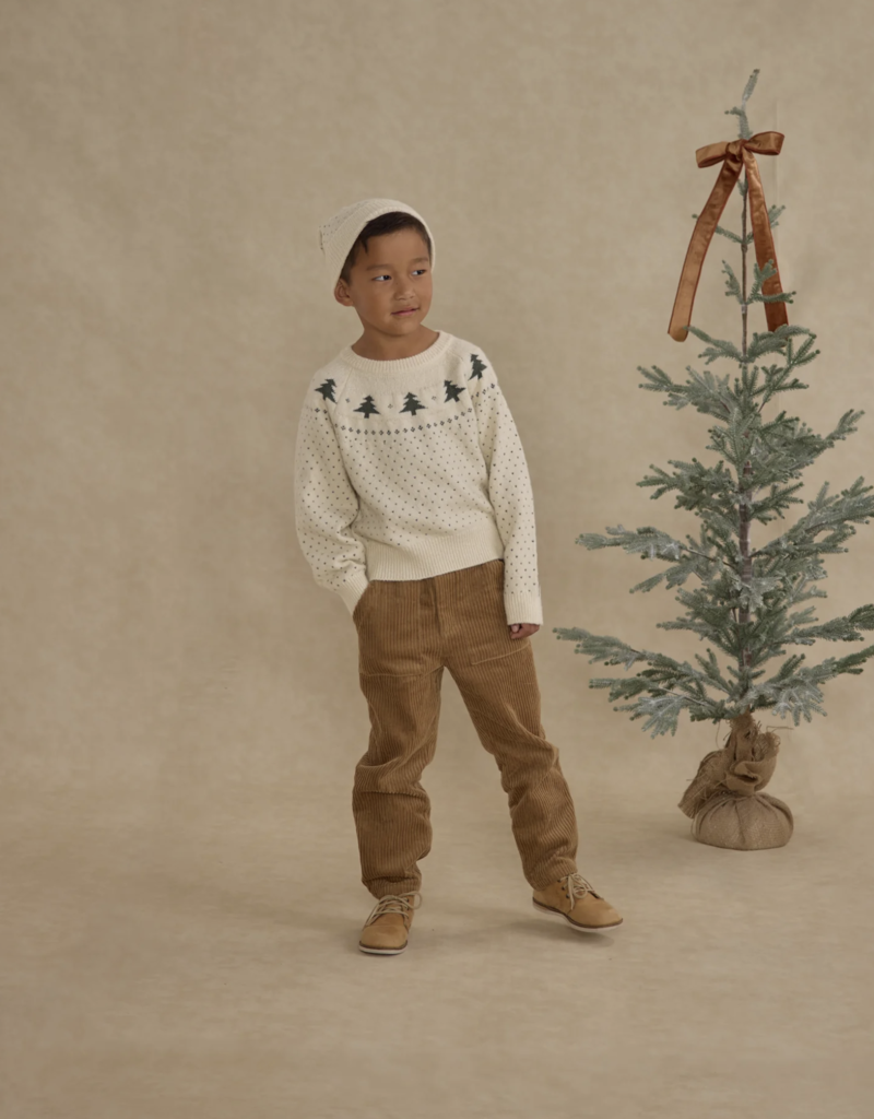 Rylee + Cru Inc. FAIR ISLE SWEATER || TREES