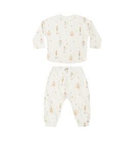 Rylee + Cru Inc. LONG SLEEVE TEE + PANT SET || NUTCRACKER