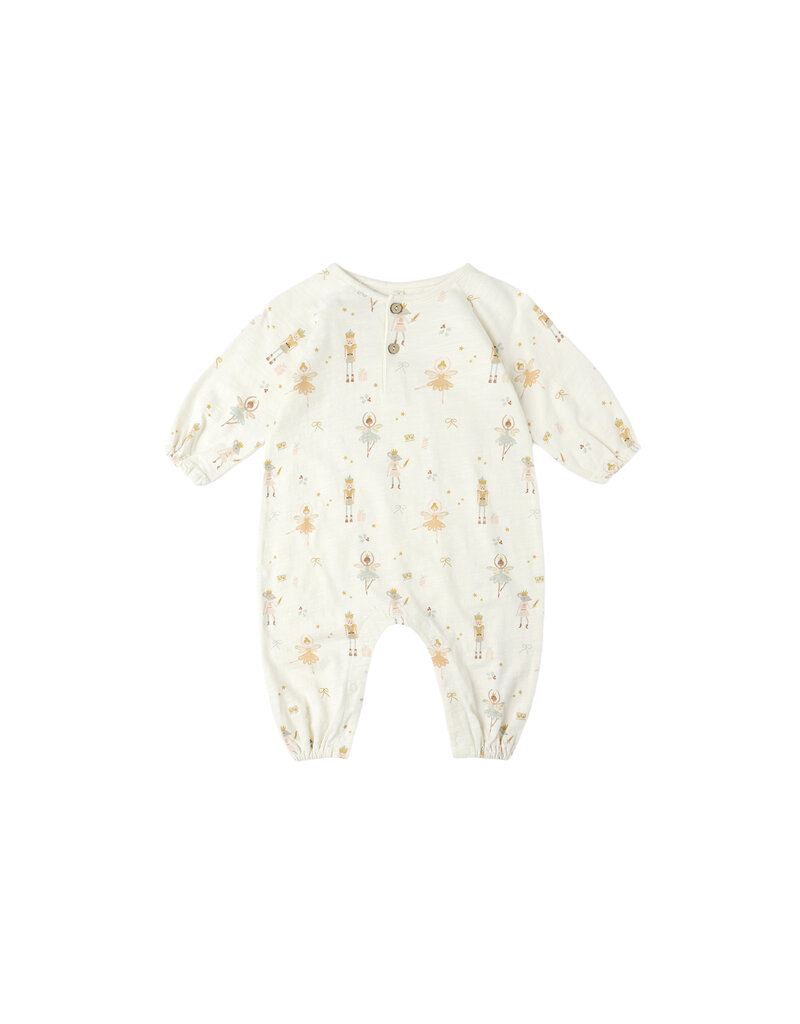 Rylee + Cru Inc. HENLEY JUMPSUIT || NUTCRACKER IVORY