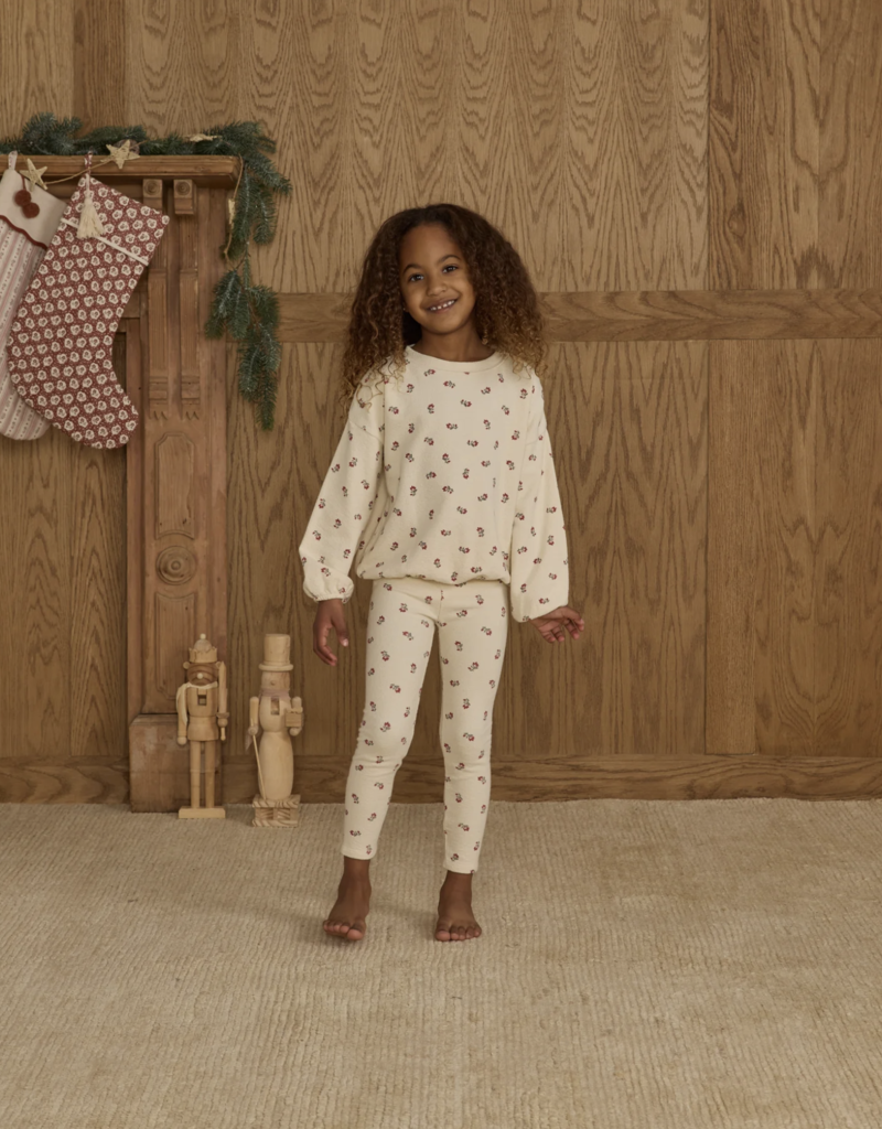 Rylee + Cru Inc. SPONGEY KNIT SET || RUBY DITSY