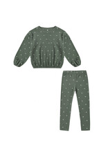 Rylee + Cru Inc. SPONGEY KNIT SET || EVERGREEN DITSY