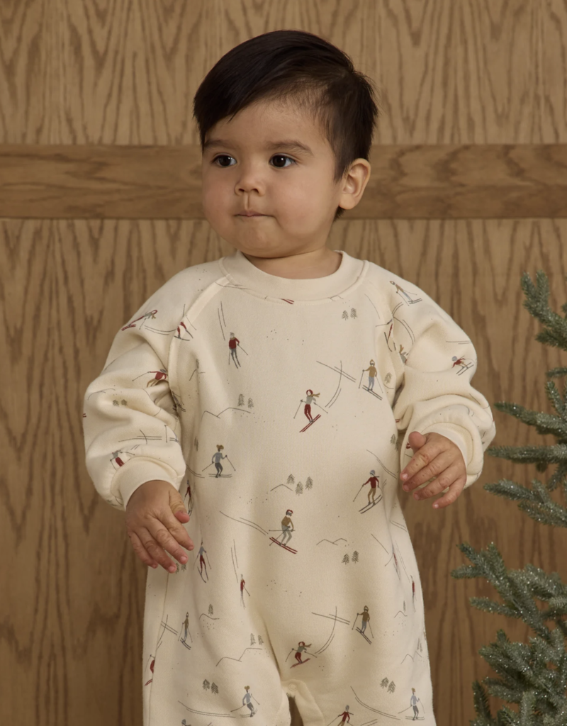 Rylee + Cru Inc. RAGLAN JUMPSUIT || SKIERS NATURAL