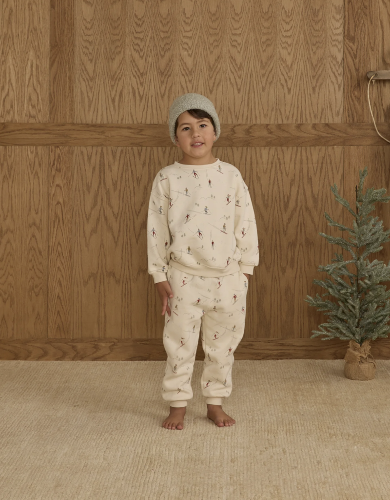Rylee + Cru Inc. JOGGER SWEATPANT || SKIERS NATURAL