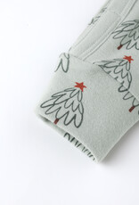 Rylee + Cru Inc. ORGANIC LONG JOHN PAJAMAS || TREES PISTACHIO