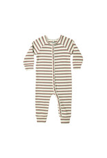 Rylee + Cru Inc. ORGANIC LONG JOHN PAJAMAS || HOLIDAY STRIPE