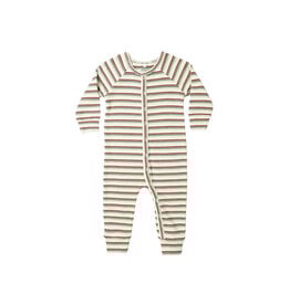 Rylee + Cru Inc. SALE ORGANIC LONG JOHN PAJAMAS || HOLIDAY STRIPE