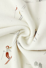 Rylee + Cru Inc. ORGANIC LONG SLEEVE PAJAMA SET || SKIERS