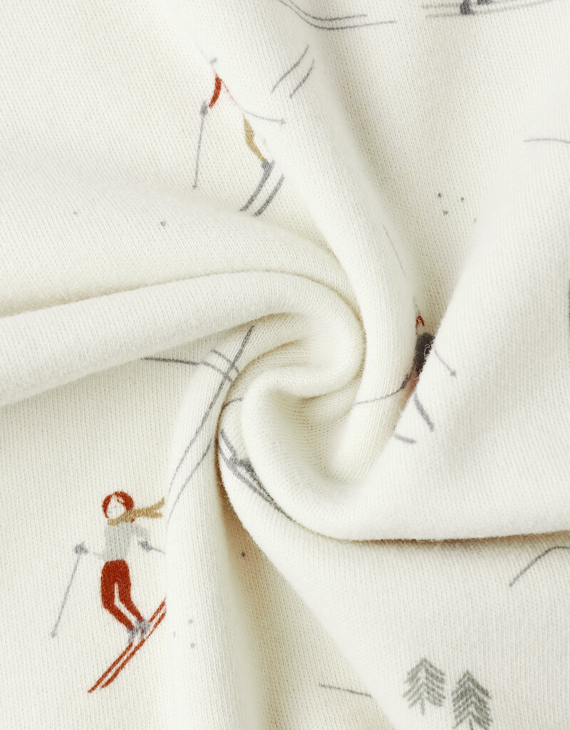 Rylee + Cru Inc. ORGANIC LONG SLEEVE PAJAMA SET || SKIERS