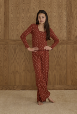 Rylee + Cru Inc. RIBBED LOUNGE SET || RUBY DITSY TEEN
