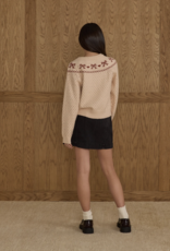 Rylee + Cru Inc. FAIR ISLE SWEATER || BOWS TEEN PETAL