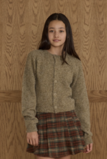 Rylee + Cru Inc. FUZZY CARDIGAN || EVERGREEN TEEN
