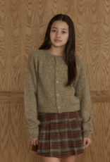 Rylee + Cru Inc. FUZZY CARDIGAN || EVERGREEN TEEN
