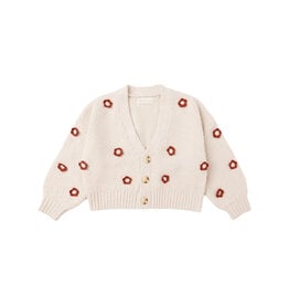 Rylee + Cru Inc. SALE BOXY CROP CARDIGAN || RUBY DAISY