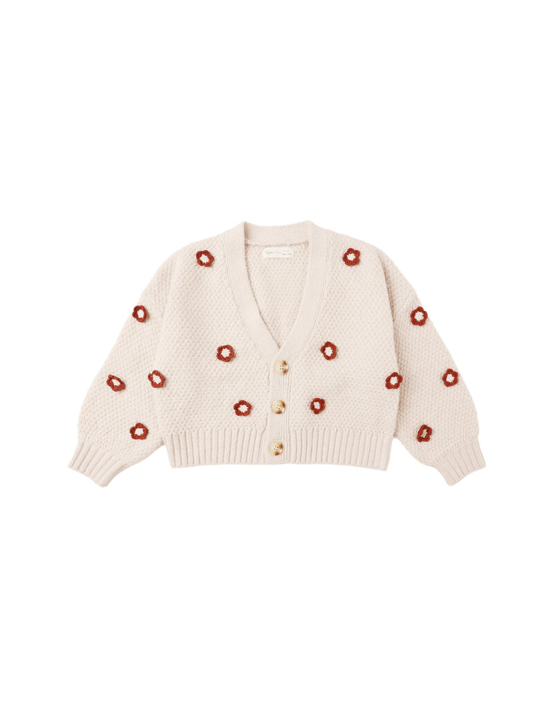 Rylee + Cru Inc. BOXY CROP CARDIGAN || RUBY DAISY