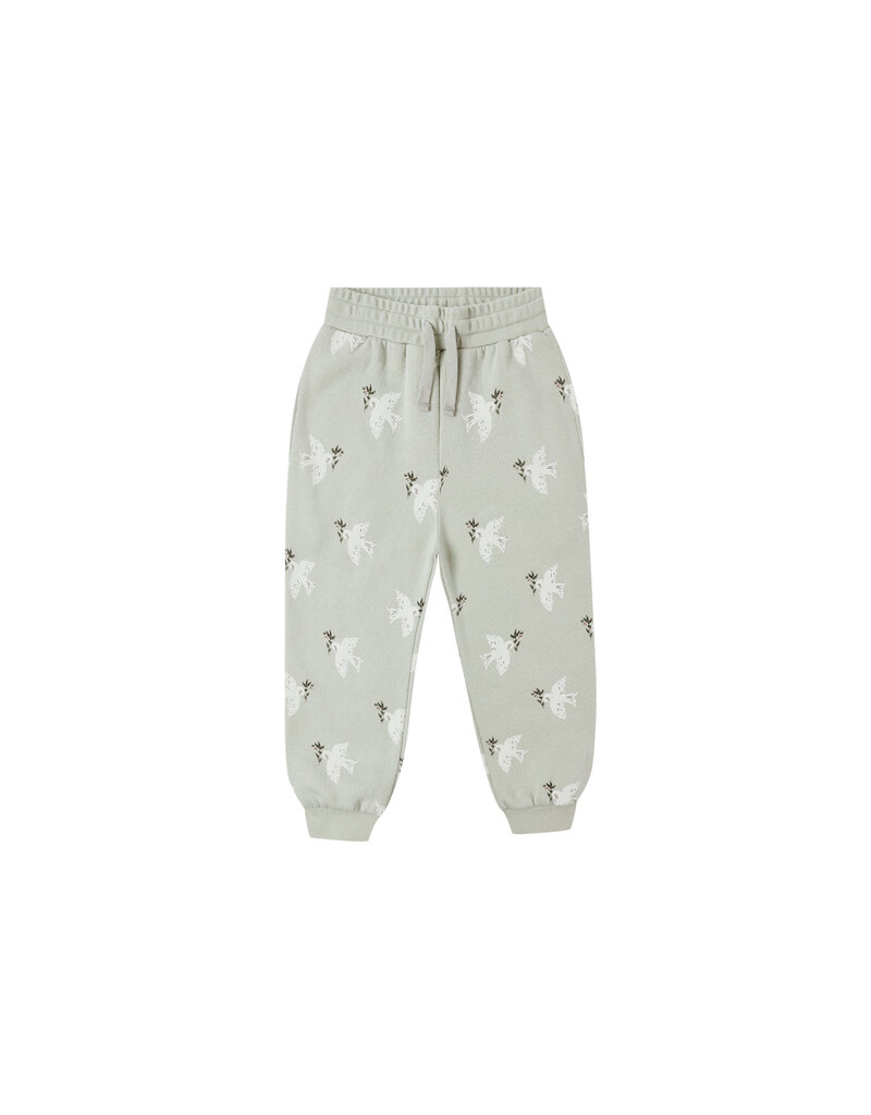 Rylee + Cru LLC JOGGER SWEATPANT || DOVES PISTACHIO