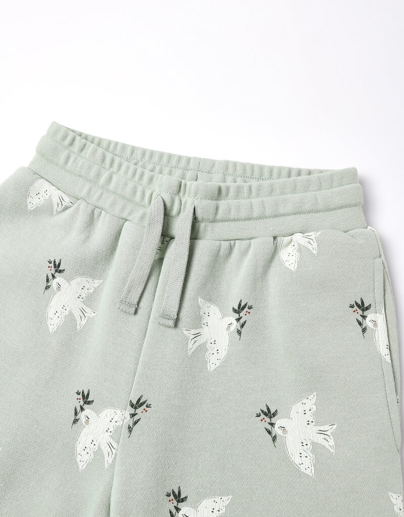 Rylee + Cru LLC JOGGER SWEATPANT || DOVES PISTACHIO