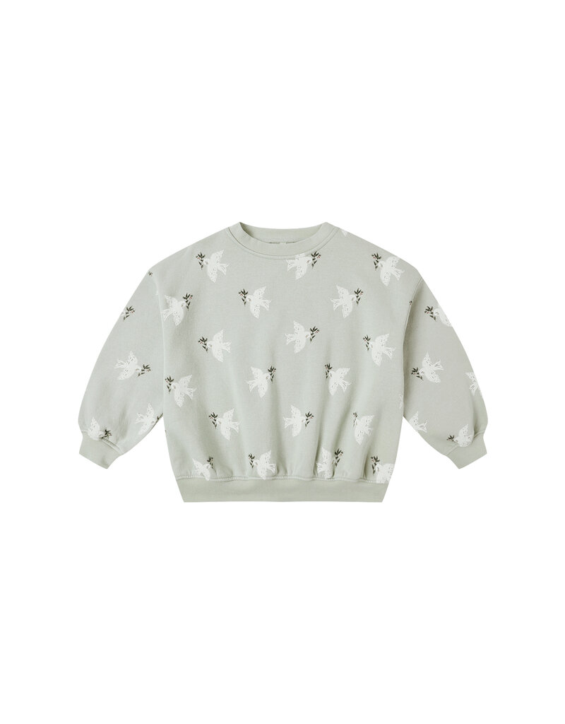 Rylee + Cru Inc. RELAXED SWEATSHIRT || DOVES PISTACHIO