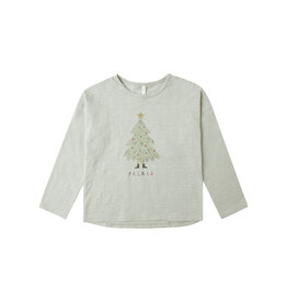 Rylee + Cru Inc. LONG SLEEVE TEE || CHRISTMAS TREE PISTACHIO