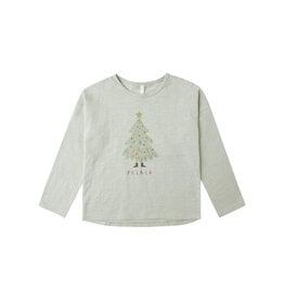 Rylee + Cru Inc. SALE LONG SLEEVE TEE || CHRISTMAS TREE PISTACHIO